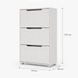 Тумба для обуви с ящиками LION ТО-2 70,4x28,2х123,4 см Дуб Крафт Белый (LION-045332)