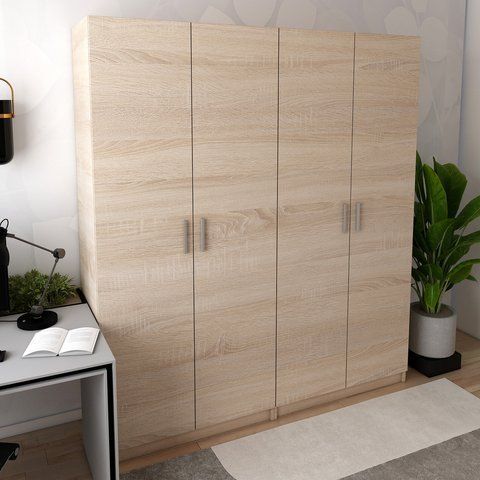 Комплект шаф для одягу Doros Промо (2 шт.) 180х48х204 см Дуб сонома (DRS-011210)