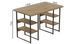 Компьютерный стол Ferrum-decor Карэн 75x140x60 черный ДСП Дуб Артизан 16мм (FRD-107256)