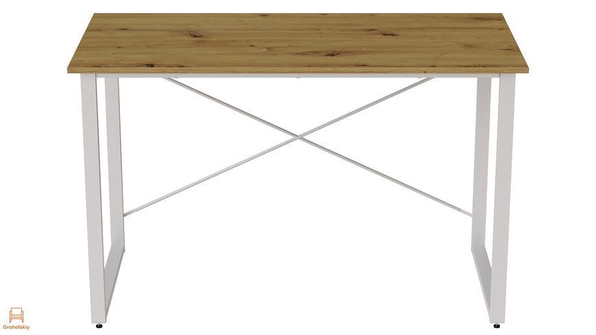 Комп'ютерний стіл Ferrum-decor Дейв 75x140x70 білий ДСП Дуб Артизан 32 мм (FRD-107056)