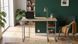 Стол письменный Кевин Ferrum-decor 75x100x70 Серый металл ДСП Дуб Евок Прибрежный 16 мм (FRD-108065)