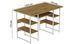 Комп'ютерний стіл Ferrum-decor Тім 75x140x70 білий ДСП Дуб Артизан 32 мм (FRD-106958)