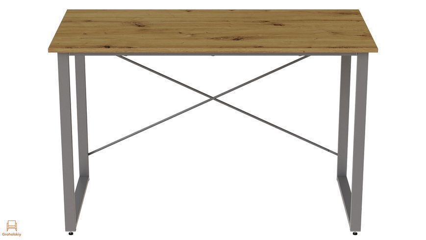 Комп'ютерний стіл Ferrum-decor Дейв 75x140x70 сірий ДСП Дуб Артизан 32 мм (FRD-107058)