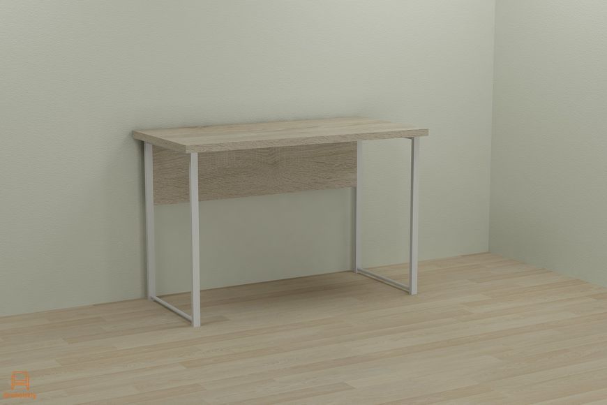 Письмовий стіл Ferrum-decor Курт 76x120x60 білий ДСП Дуб Сонома 32мм (FRD-102212)