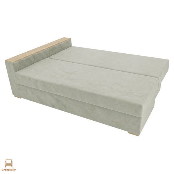 Угловой ортопедический диван Мекко Cube 2250&times;1430 Lux I категория Riviera 002 (MEK-161538)