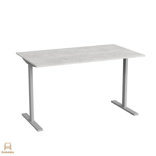 Стол письменный Space Ferrum-decor 750x1400x600 Серый металл ДСП Бетон 16 мм (FRD-107966)