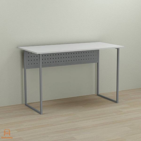 Письменный стол Ferrum-decor Майк 75x120x60 серый ДСП Белое 16мм (FRD-101777)