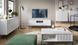 Комод высокий Perfect Home Новая/Nova 2-дверный с черными ножками K104 Белый (PFH-091232)