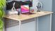 Компьютерный стол Ferrum-decor Майк 75x120x60 серый ДСП Дуб Артизан 16мм (FRD-107111)