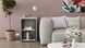 Стіл-тумба трансформер Смарт 2/1 Ferrum-decor 750x1450x500 Чорний метал ДСП Бетон 16 мм (FRD-105101)