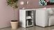 Стіл-тумба трансформер Смарт 2/1 Ferrum-decor 750x1450x500 Чорний метал ДСП Бетон 16 мм (FRD-105101)