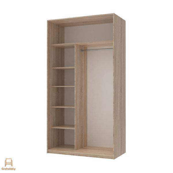 Шкаф-купе двухдверный Doros Сити Лайт 120х60х225 см Дуб сонома (DRS-011091)