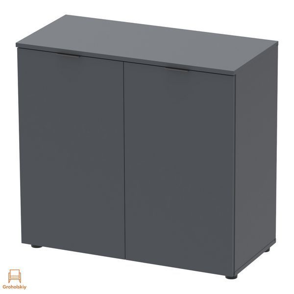Комод для гостиной Doros Рон 3 80х38х81 см Графит