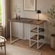 Стол письменный Кевин Ferrum-decor 75x120x60 Белый металл ДСП Дуб Кремона Канолло 32 мм (FRD-108019)