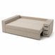 Угловой ортопедический диван Мекко Cube Shuttle NOVO 2650*1650 Lux III категория Austin 2 Beige (MEK-161474)
