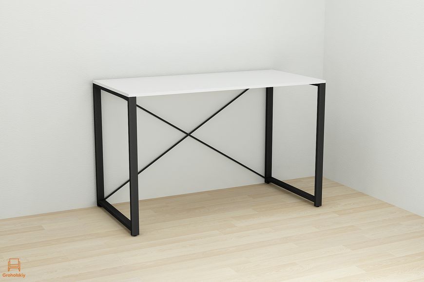Письменный стол Ferrum-decor Серии Конект 75x120x600 черный ДСП Белое 16мм (FRD-104201)