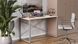 Письмовий стіл Ferrum-decor Серії Конект 75x120x60 чорний ДСП Дуб Сан-Марино 16мм (FRD-104202)