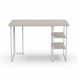 Стол письменный Кевин Ferrum-decor 75x100x60 Белый металл ДСП Кашемир 32 мм (FRD-108121)