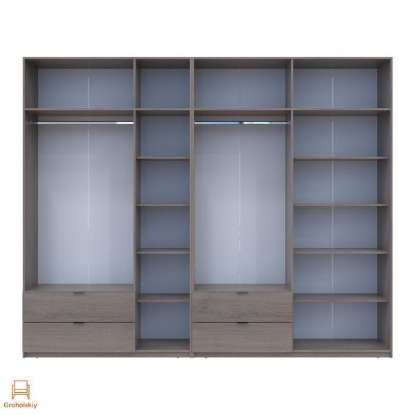 Комплект шаф для одягу Doros Лукас (2 шт.) 295х50х240 см Канноло (DRS-011854)
