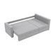Угловой ортопедический диван Мекко Lincoln 2400*1500 Pocket Spring Cocos III категория Austin 18 Grey (MEK-161282)