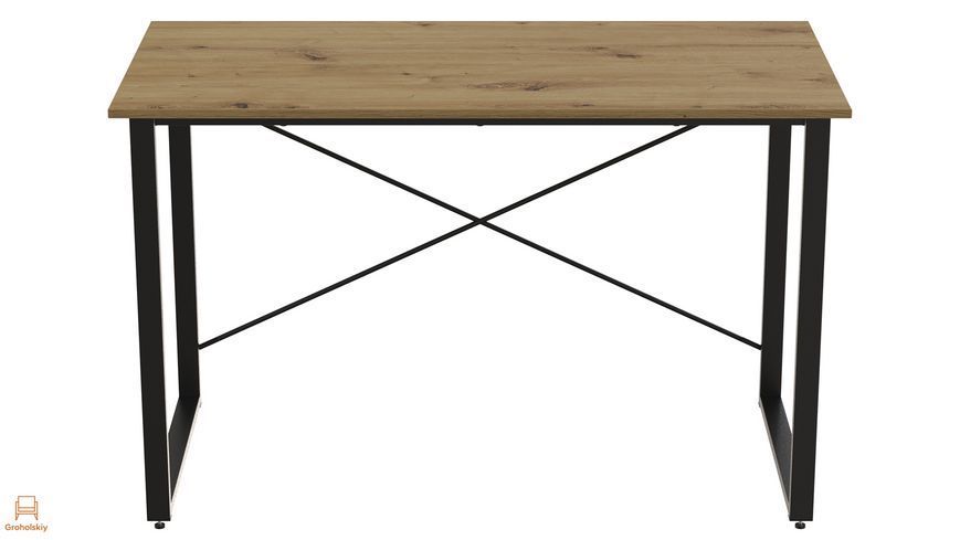 Комп'ютерний стіл Ferrum-decor Дейв 75x120x70 чорний ДСП Дуб Артизан 32 мм (FRD-107048)