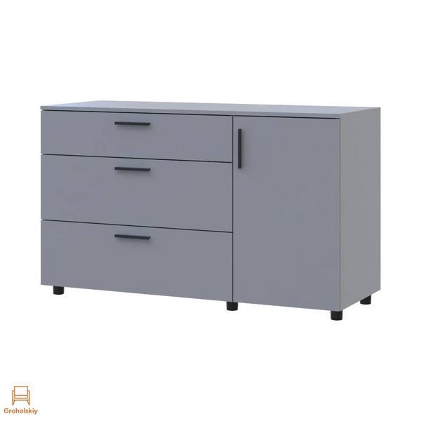 Комод Doros Торн Серый 3Ш/1Д 135х51.6х80 (DRS-012107)