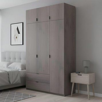 Шафа розпашна з антресоллю Doros Лукас 135х50х240 см Канноло (DRS-011883)