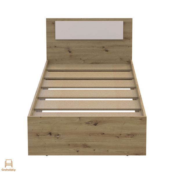 Ліжко Doros Ронді Односпальне Дуб Артізан/Кашемір 90&times;200 (44900529) (DRS-012167)