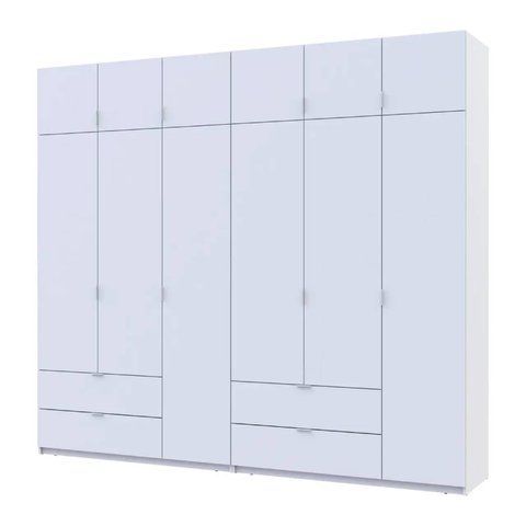 Шафа для одягу Doros Лукас Біла 3+3 ДСП 270х50х240 DRS-011685 (42005114)