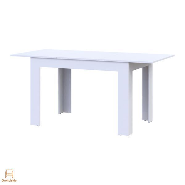 Кухонный стол Doros Флинт 120(170)х80х78 белый