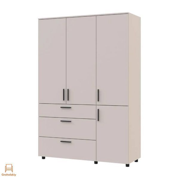 Шкаф для одежды Doros Торн Кашемир 3 ДСП/3Ш (полки) 135х51.6х200 (DRS-012060)