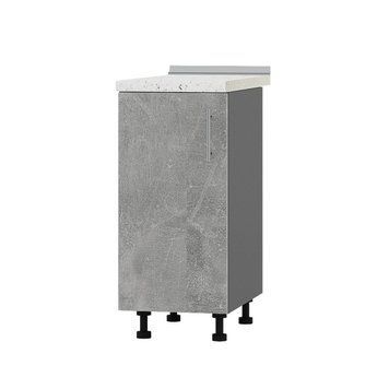 Кухонный модуль Оптима Низ Н83-370 Антрацит/Бетон (без столешницы) 370х461х820 мм (DTM-072694)