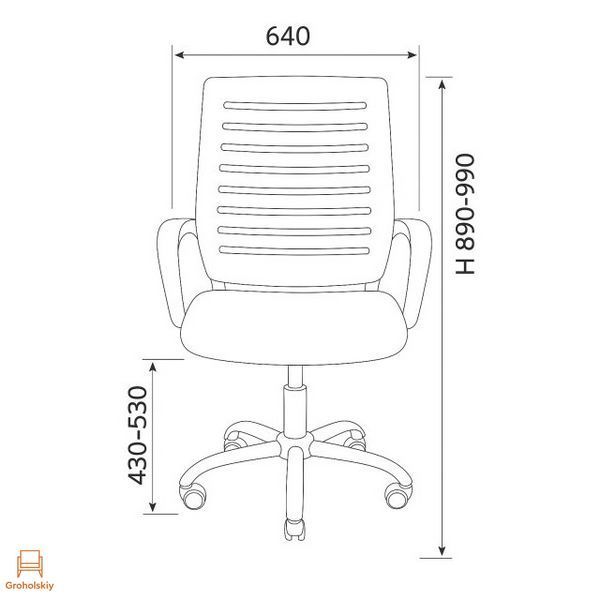 Компьютерное кресло Perfect Home BO-001GC Серый (PFH-092121)