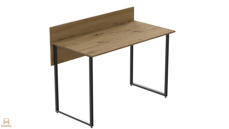 Комп'ютерний стіл Ferrum-decor Скай 75x100x70 чорний ДСП Дуб Артизан 16 мм (FRD-106972)