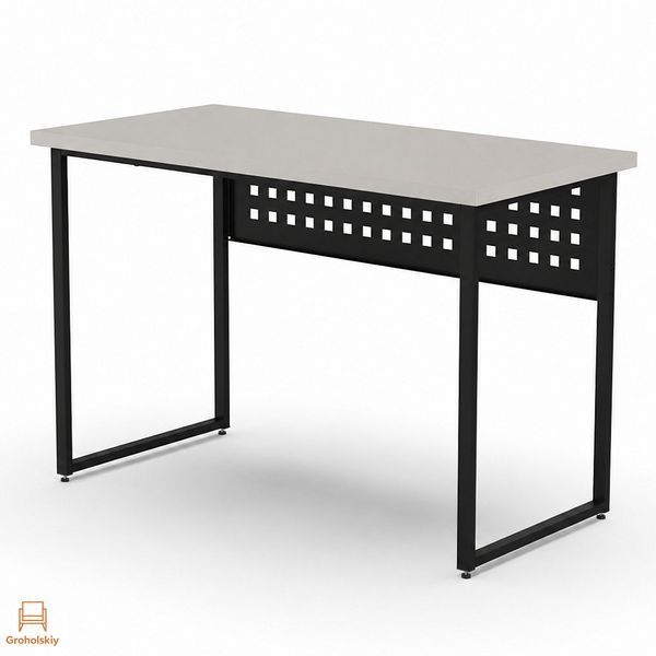 Стіл письмовий Майк Ferrum-decor 75x140x70 Чорний метал ДСП Кашемір 32 мм (FRD-108330)