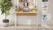 Комп'ютерний стіл Ferrum-decor Скай 75x120x60 білий ДСП Дуб Артизан 16 мм (FRD-106973)