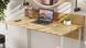 Комп'ютерний стіл Ferrum-decor Скай 75x120x60 білий ДСП Дуб Артизан 16 мм (FRD-106973)