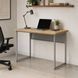 Стол письменный Майк Ferrum-decor 75x100x60 Серый металл ДСП Дуб Евок Прибрежный 32 мм (FRD-108230)