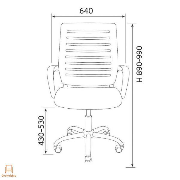 Компьютерное кресло Perfect Home BO-002GB Серый (PFH-092124)