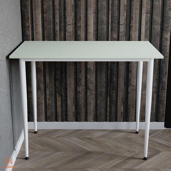 Стол универсальный Prime Ferrum-decor 750x1200x700 Белый металл ДСП Кашемир 16 мм (FRD-107731)