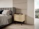 Тумба прикроватная Perfect Home Джапанди / Japandi S54 1-дверная Дуб линеа (PFH-091461)