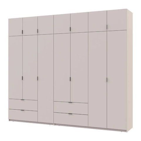 Шафа для одягу Doros Лукас Кашемір 3+4 ДСП 280х50х240 DRS-011716 (42005120)