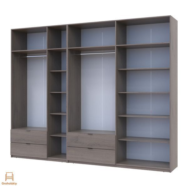 Комплект шаф для одягу Doros Лукас (2 шт.) 300х50х240 см Канноло (DRS-011855)