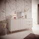 Комод Perfect Home Ланте/Lante 2-дверный с 3 ящиками и золотыми ножками 2D3S/163 Беж (PFH-091180)