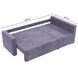 Угловой ортопедический диван Мекко Lincoln 2400*1500 Pocket Spring Cocos IV категория Bestseller Dusty Violet (MEK-161283)