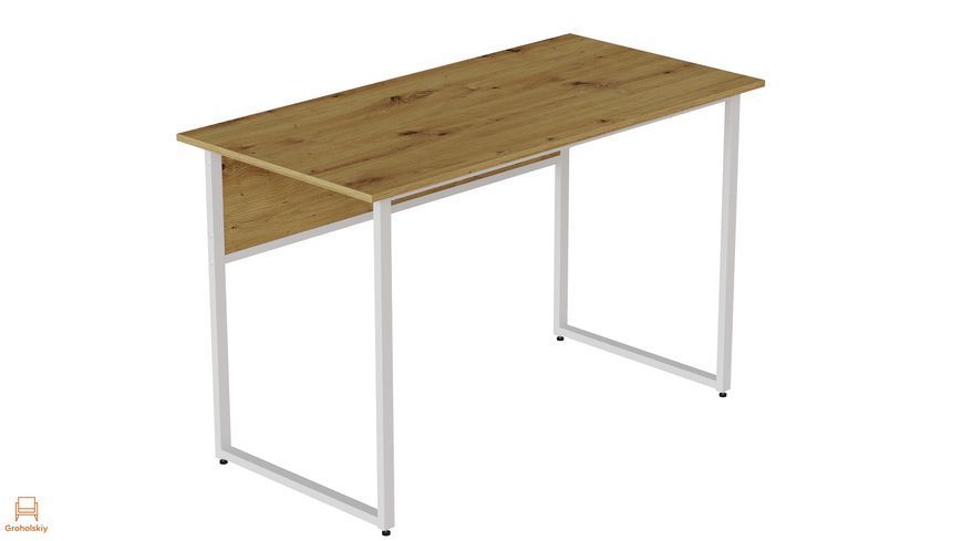 Компьютерный стол Ferrum-decor Коди 75x140x70 белый ДСП Дуб Артизан 16мм (FRD-107199)