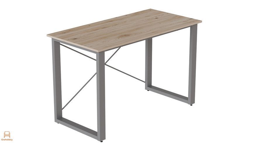 Письмовий стіл Ferrum-decor Драйв 750x1000x600 Сірий метал ДСП Дуб Сан-Марино 32 мм (FRD-103304)