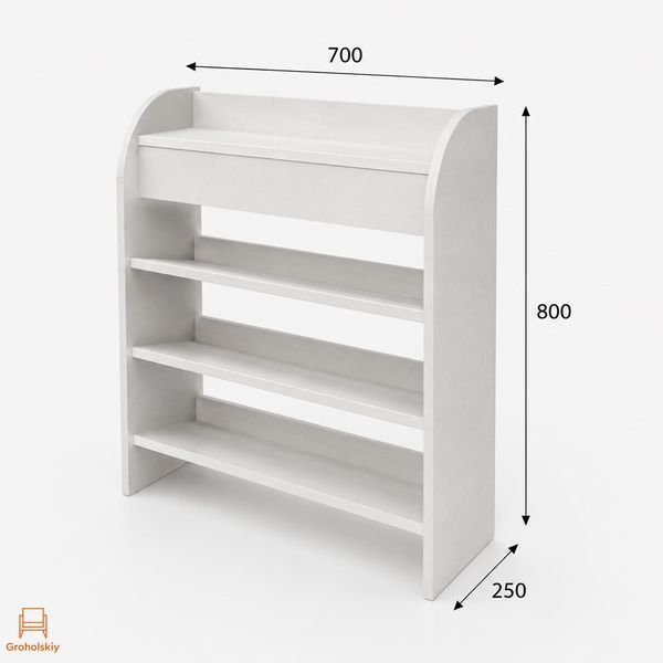 Тумба для взуття LION ПВ-1 70x25x80 см Дуб Сонома (LION-045287), Дуб сонома