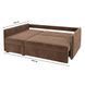 Угловой диван ортопедический Мекко Meet 2080х1430 Pocket Spring Cocos II категория Allure Premium Nut (MEK-161203)