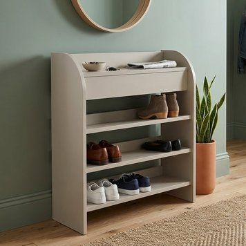 Тумба для взуття LION ПВ-1 70x25x80 см Кашемір (LION-045295), Кашемир